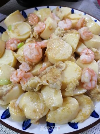 虾仁烧日式豆腐的做法步骤：11