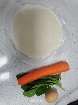 时蔬太阳饼的做法步骤：1