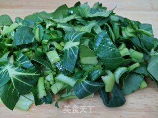 番茄青菜蛋花汤的做法步骤：3
