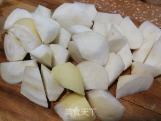 萝卜芋艿炖排骨的做法步骤：3