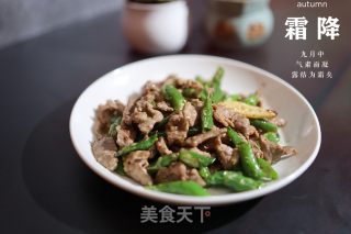 牛肉炒尖椒的做法步骤：9