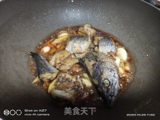 红烧秋刀鱼的做法步骤：6