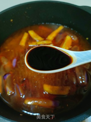 香辣肉末茄子焖面的做法步骤：10