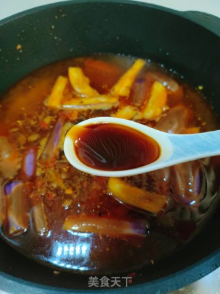 香辣肉末茄子焖面的做法步骤：11