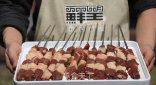 烤羊肉串的做法步骤：1