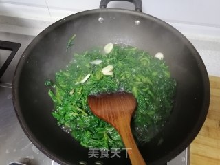 素炒茼蒿的做法步骤：6
