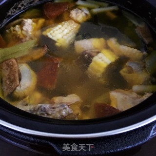 陈皮玉米炖鸡汤的做法步骤：10