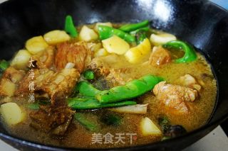 排骨炖豆角的做法步骤：5