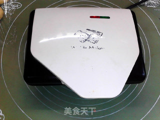 芝士红薯夹心豆浆华夫饼的做法步骤：13