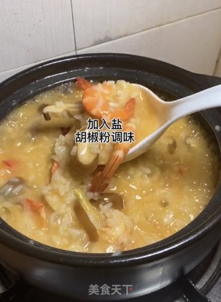 鲜虾粥的做法步骤：10