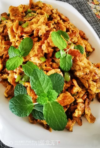 秘制磷虾炒蛋的做法步骤：12