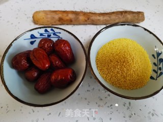 山药红枣小米粥的做法步骤：1