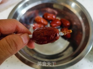 山药红枣小米粥的做法步骤：4