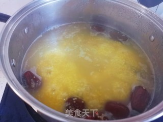 山药红枣小米粥的做法步骤：7
