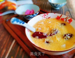 山药红枣小米粥的做法步骤：9