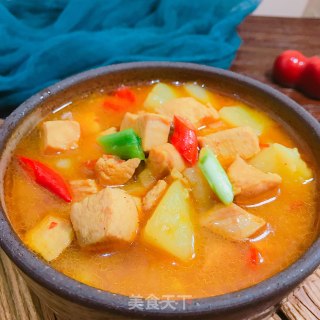 咖喱鸡肉炖土豆的做法步骤：12