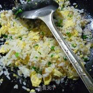 鸡蛋油条炒饭的做法步骤：9