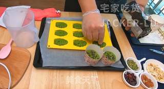 美味抹茶玛德琳小甜品，配上一壶浓浓的红茶、品味一顿惬意的下午茶吧。的做法步骤：9