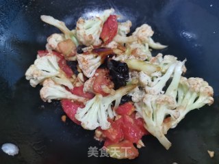 烧花菜的做法步骤：9