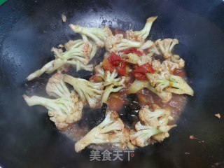 烧花菜的做法步骤：10