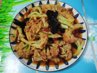 烧花菜的做法步骤：14