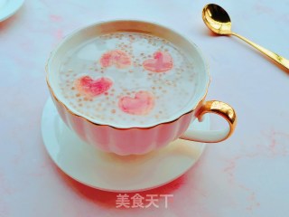 软糯Q弹的水蜜桃西米露|附煮晶莹剔透的西米露的做法步骤：7