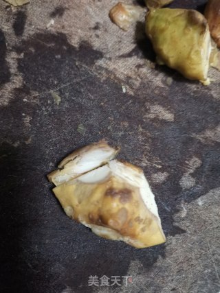 菱角山药炒肉片的做法步骤：2