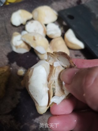 菱角山药炒肉片的做法步骤：3
