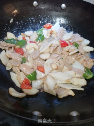 菱角山药炒肉片的做法步骤：10