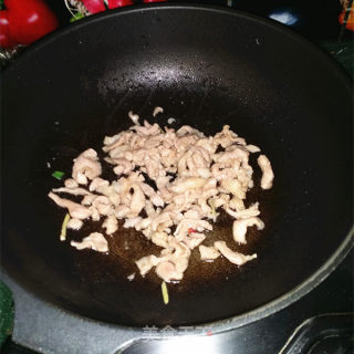 芫爆肉丝的做法步骤：6
