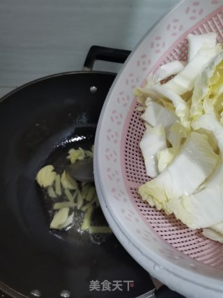 白菜炖粉丝的做法步骤：2