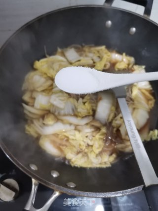白菜炖粉丝的做法步骤：6