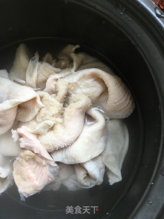 红油羊肚的做法步骤：7
