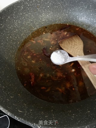 红油羊肚的做法步骤：19