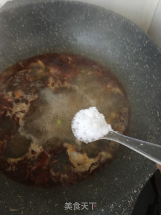 红油羊肚的做法步骤：21