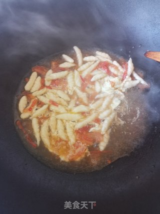 手擀西红柿鸡蛋面的做法步骤：15
