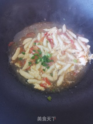 手擀西红柿鸡蛋面的做法步骤：16
