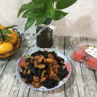 五花肉烧板栗木耳的做法步骤：9