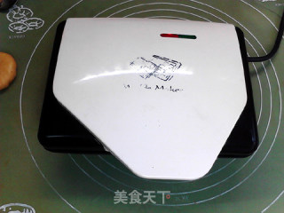 德式火腿夹心红薯华夫饼的做法步骤：15