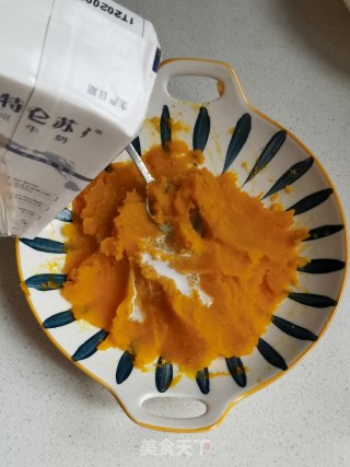 南瓜燕麦饼的做法步骤：6