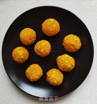 南瓜燕麦饼的做法步骤：9