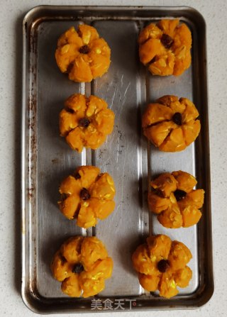 南瓜燕麦饼的做法步骤：10