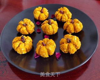 南瓜燕麦饼的做法步骤：14