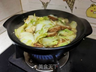 砂锅白菜炖豆腐的做法步骤：13
