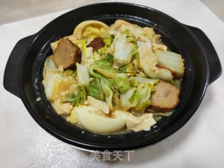 砂锅白菜炖豆腐的做法步骤：14