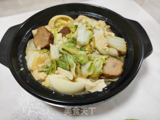 砂锅白菜炖豆腐的做法步骤：15