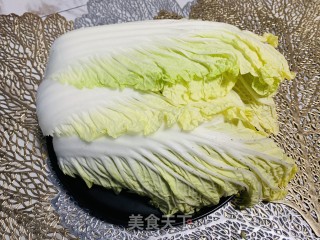 火麻仁芥末白菜的做法步骤：1
