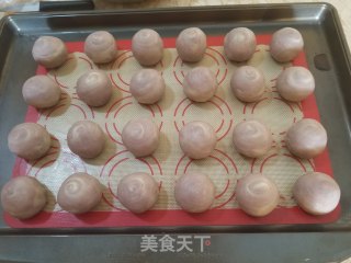 麻糬蛋黄紫薯酥的做法步骤：28
