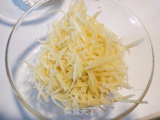 早餐燕麦土豆鸡蛋饼的做法步骤：2