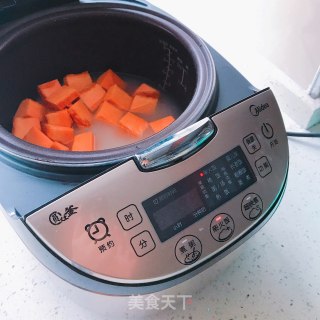 原味南瓜焖饭的做法步骤：4